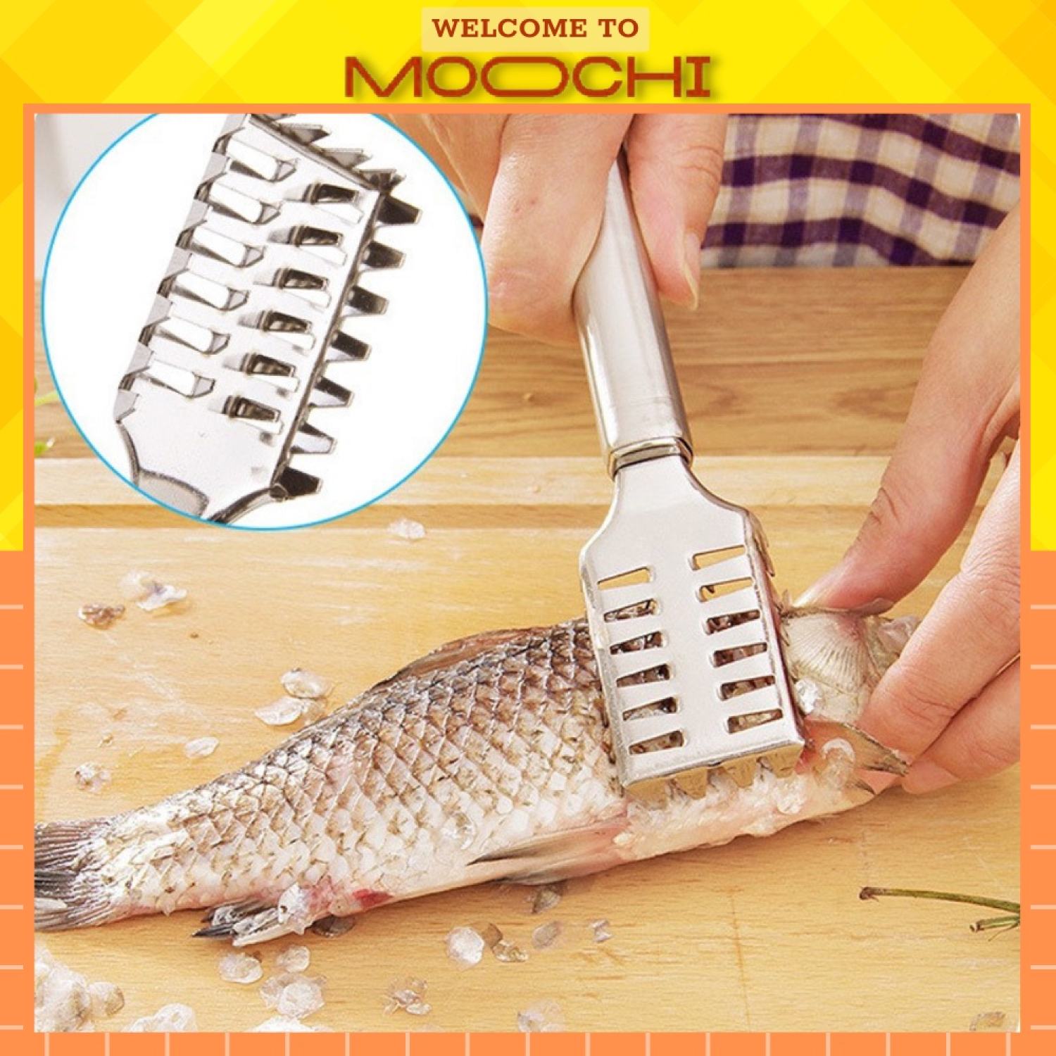 Dụng Cụ Lóc - Đánh Vảy Cá Inox Siêu Bền