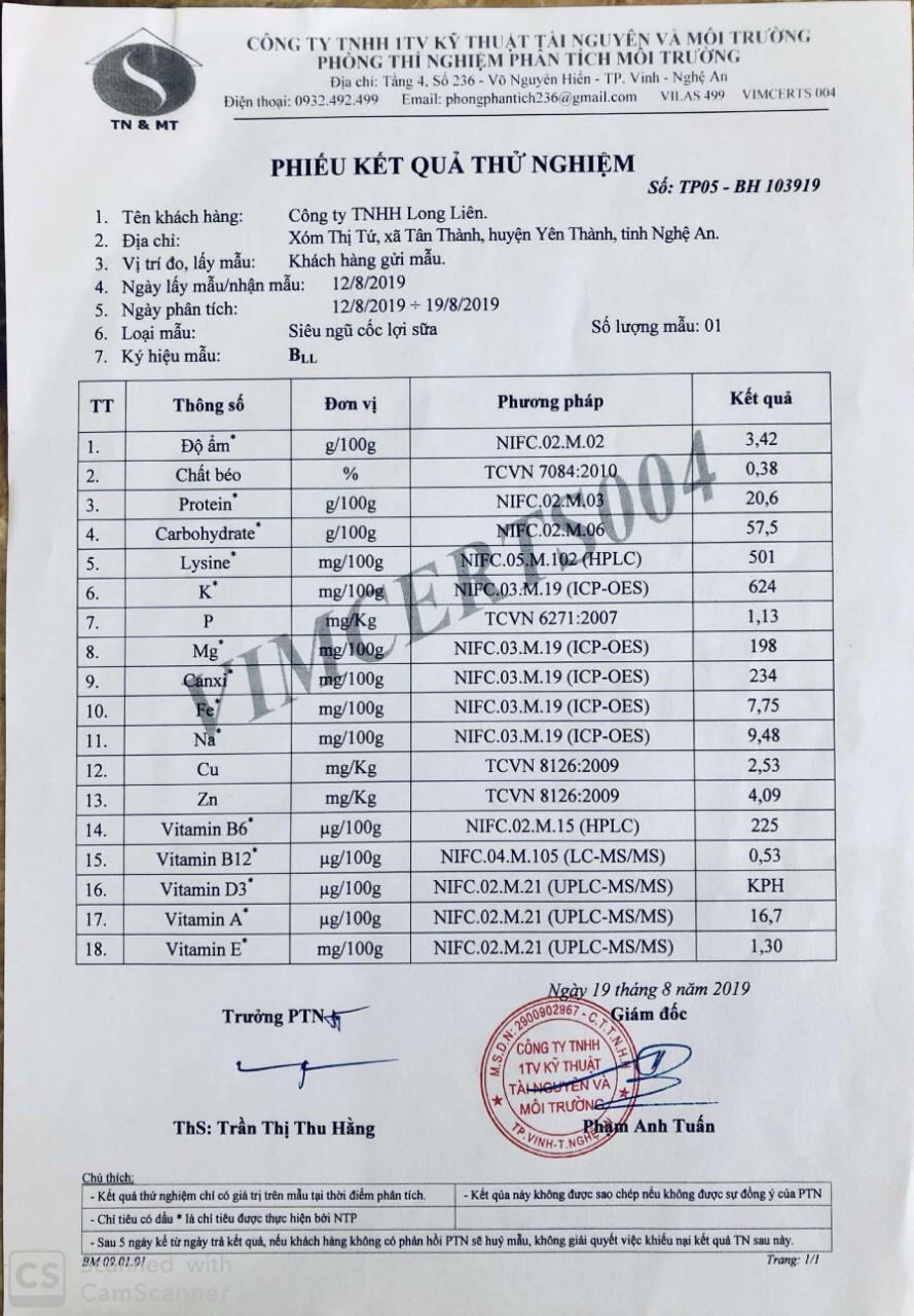 SIÊU NGŨ CỐC LỢI SỮA LONG LIÊN 6in1