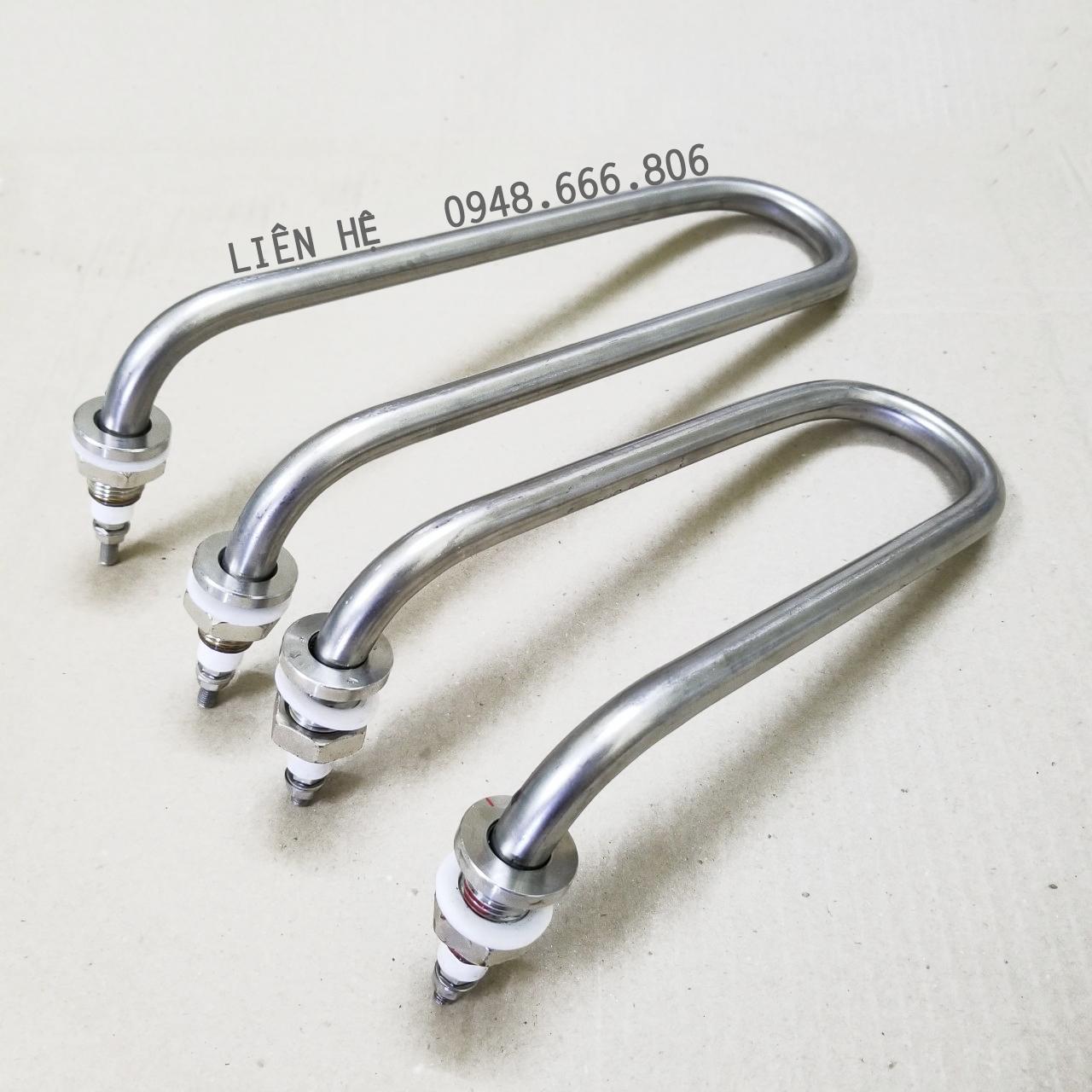 Thanh Nhiệt Điện Trở U Quỳ 220V inox 304 Đun Nước Linh Kiện Nồi Phở... điện áp 220V/380V