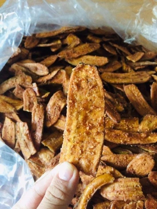 500 gram Chuối mè sấy giòn loại ngon