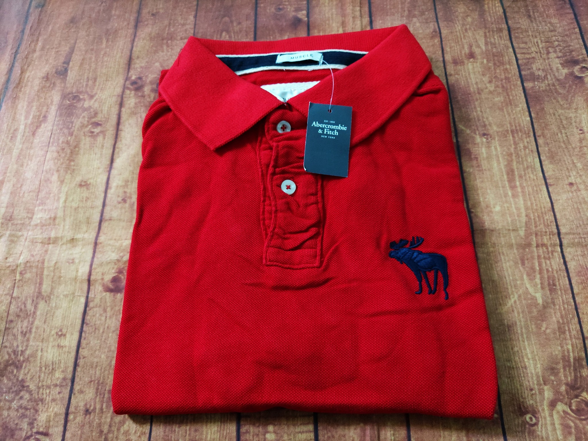 Áo thun Polo Abercrombie Red