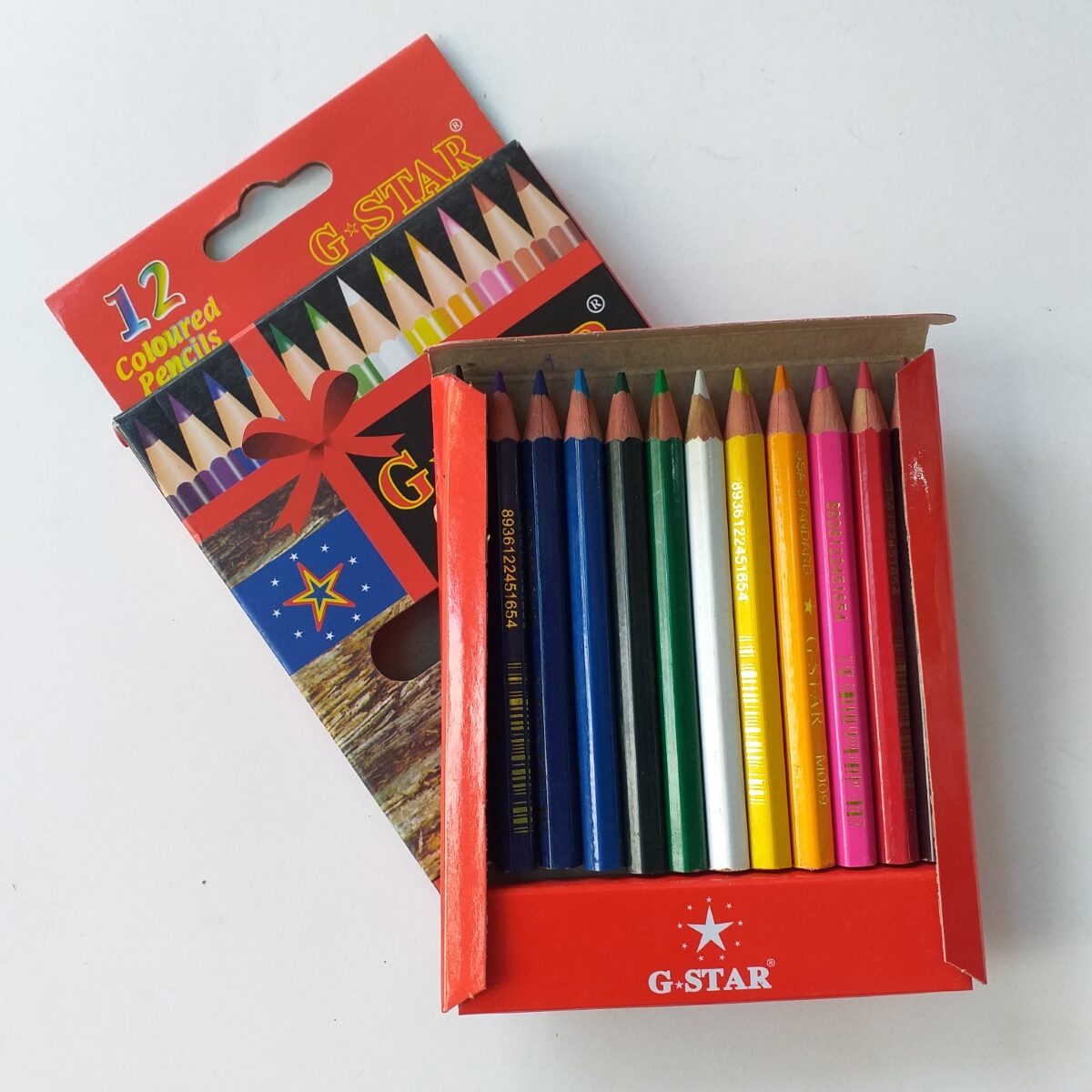 Bút Chì Màu 12 Màu G-Star Ngắn