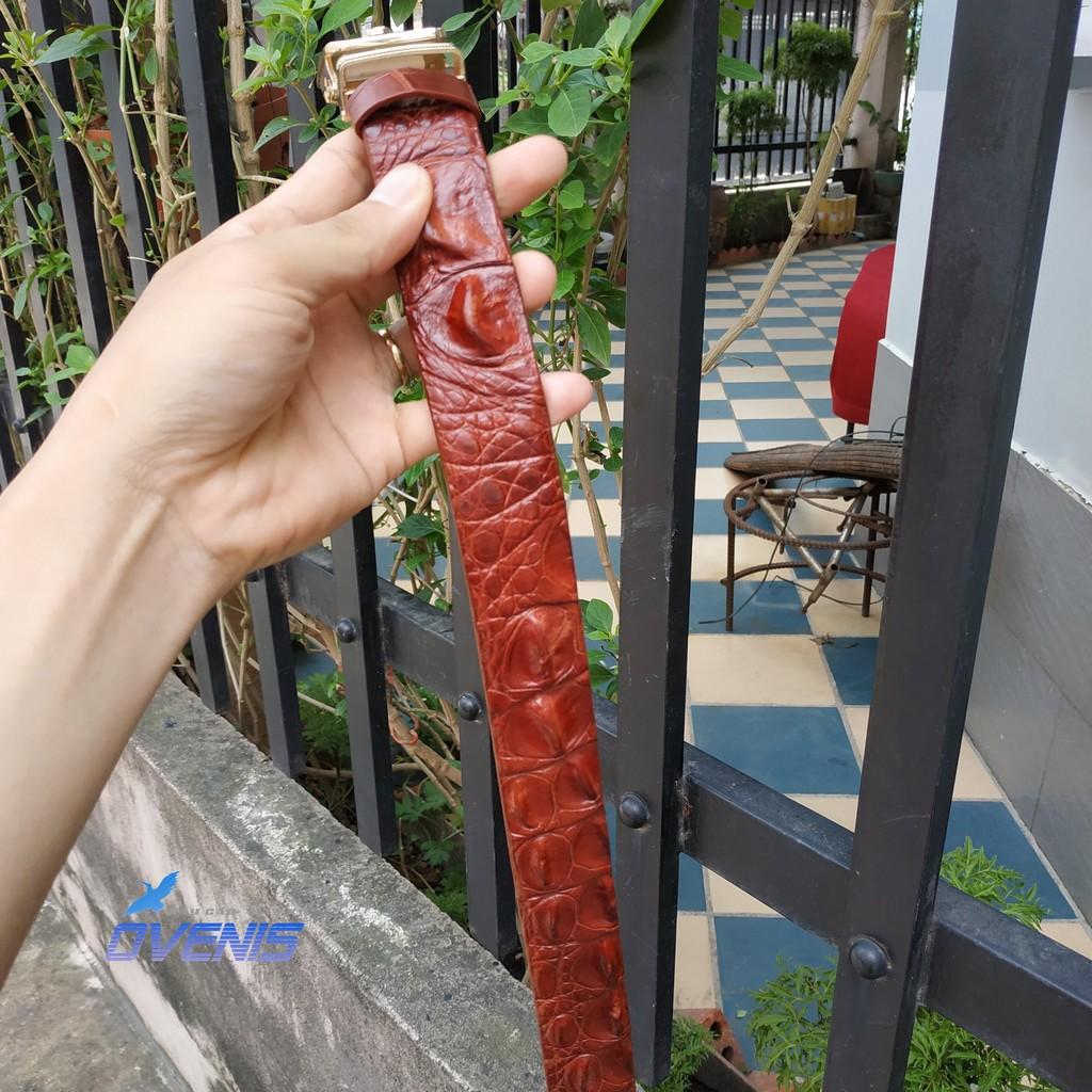 [FREE SHIP] Thắt Lưng Da Cá Sấu Liền Nguyên Con [DA CÁ SẤU THẬT 100% RẤT BỀN]