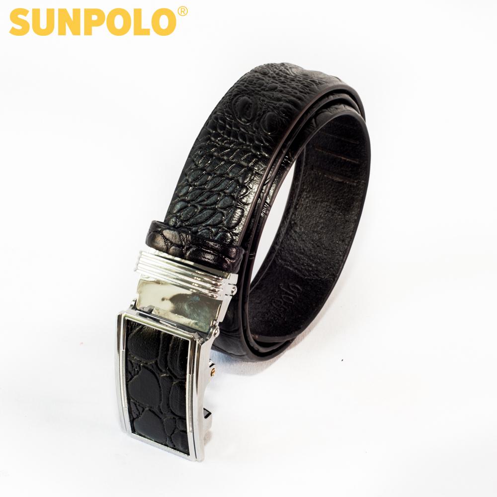 Men genuine leather belt BSAL01 (black, brown)