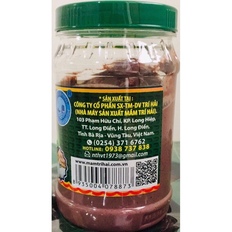 Mắm ruốc Trí Hải/Mắm ruốc Huế Bà Duệ hũ (393-400g)