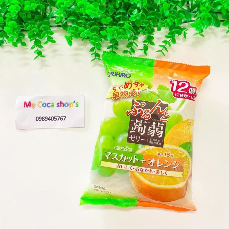 Thạch hoa quả Orihiro Nhật đủ vị DATE 5/2023