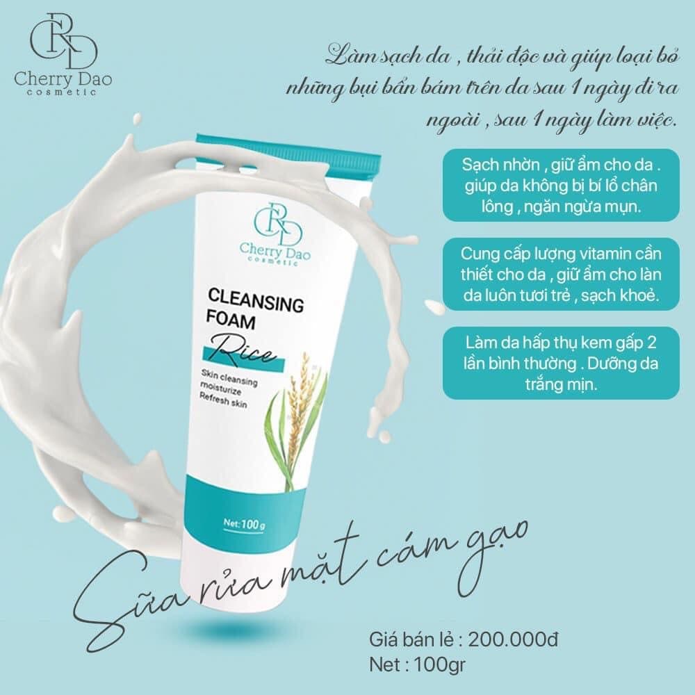 Sửa rửa mặt cám gạo CRD
