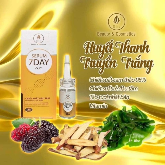 Serum 7 Day Olic 10ml - Tinh chất dưỡng ẩm