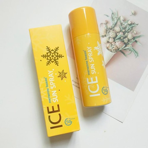 Xịt Chống Nắng Ice Sun Spray Mersenne Beaute 100ml