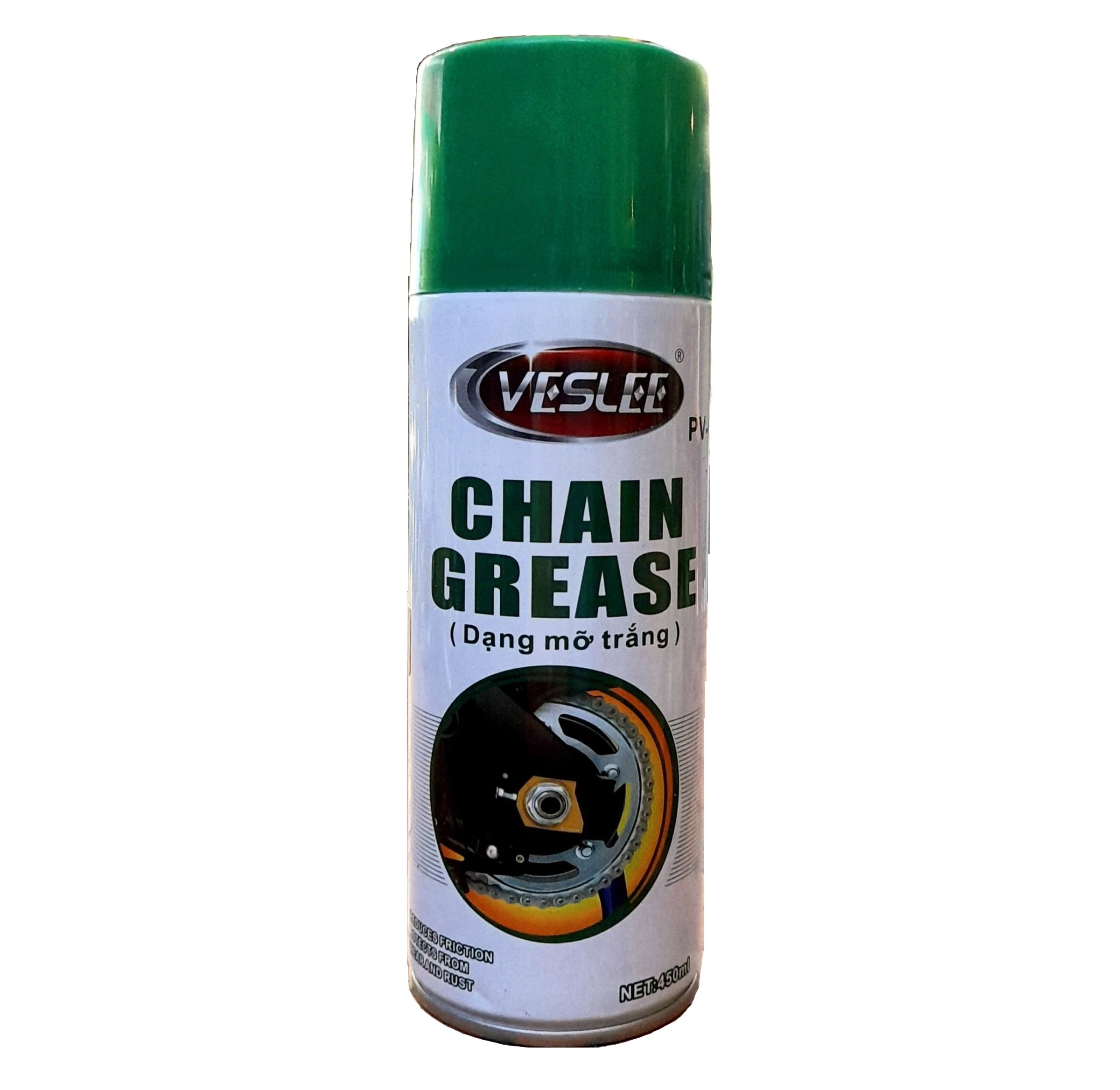 [HCM][MỠ BÔI TRƠN TRẮNG DẠNG XỊT] VESLEE CHAIN GREASE 450 ML