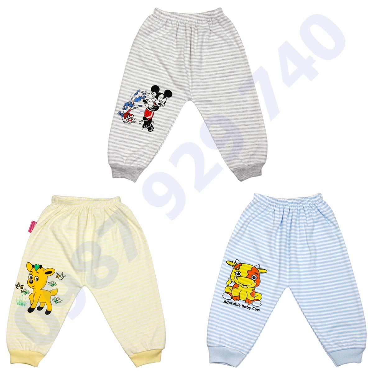 Quần nỉ kẻ ngang cho bé trai bé gái từ 3-10kg - 1QNK chất nỉ mềm mịn dầy dặn quần dài cho bé quần thu đông cho bé - 1QNK