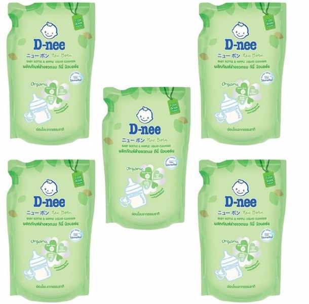Combo 3 bịch nước rửa bình sữa dnee organic 600ml