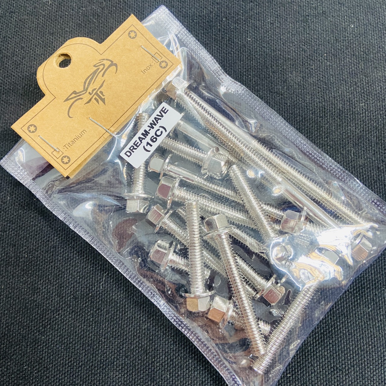 [MẪU THÁI] BỘ ỐC LỐC MÁY SALAYA CHẤT LIỆU INOX 304 TRANG TRÍ XE DREAM,WAVE NHỎ CAO CẤP SÁNG BÓNG THEO THỜI GIAN