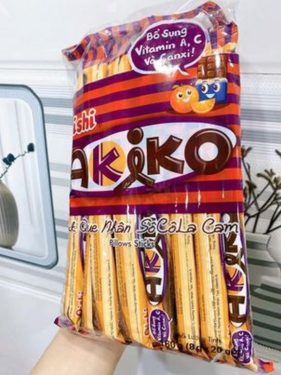 Bánh Akiko Nhân Socola Cam - Siêu Ngon