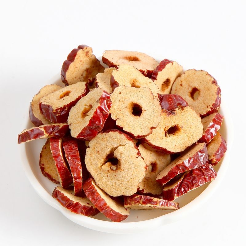 Táo đỏ thái lát sấy khô túi lớn loại 1kg - Tấn Phát - Hàng sạch chất lượng cao