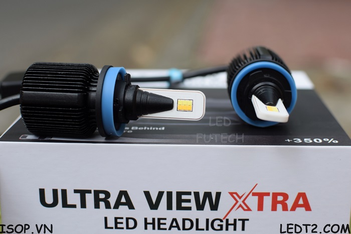 [LEDT2 ISOP] Đèn gầm LED Ultra View Dual Color 2 màu [Số lượng: 1 Cặp] [Bảo hành 1 năm]