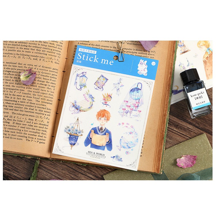 Tấm sticker chàng trai Stick me M005