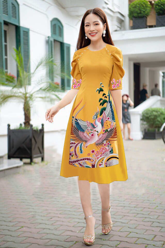 [HCM]Sét áo dài mẹ - sét bé dịu dàng (  Áo và Chân Váy)_[Giá gốc tận xưởng]