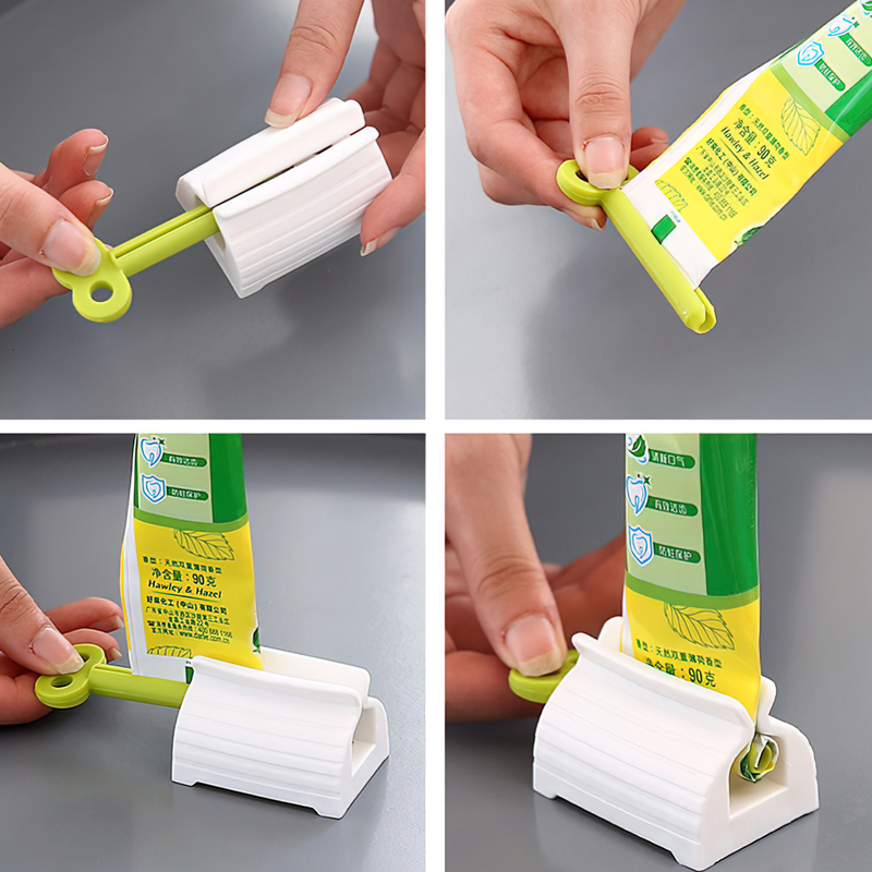 Automatic toothpaste squeezer cleanser
