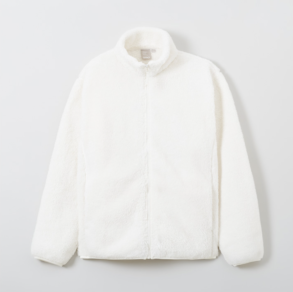 Áo lông spao basic purple zip up