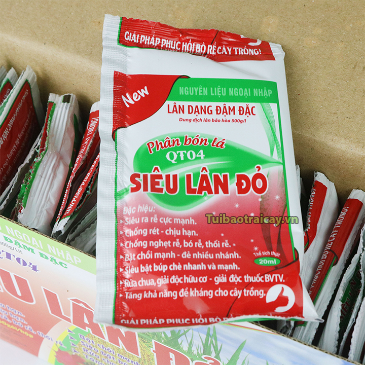 Siêu lân đỏ ra rễ cực mạnh gói 20ml