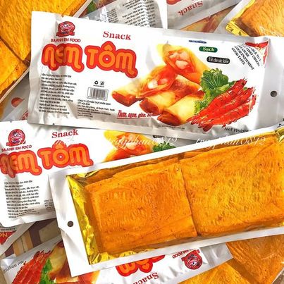 Bánh snack nem tôm vị cực ngon 5 gói