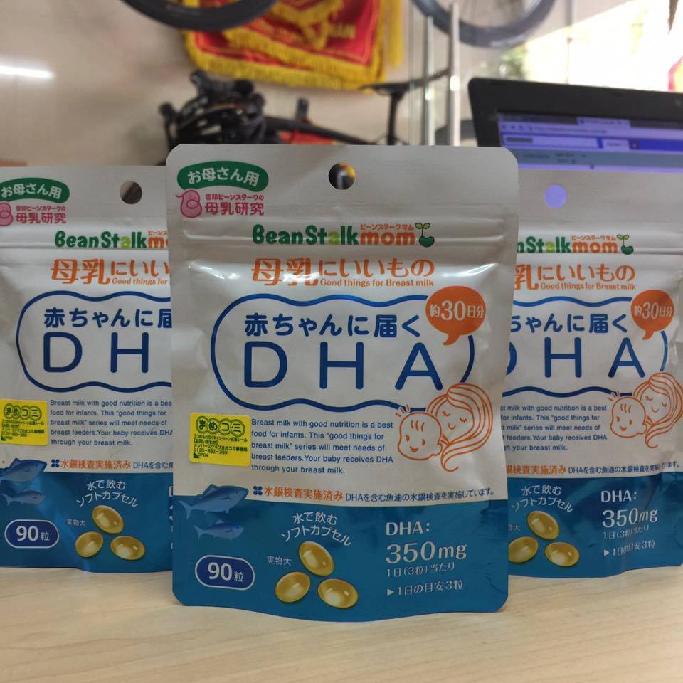 Viên uống bổ sung DHA Bầu BeanStalkmom 90 viên
