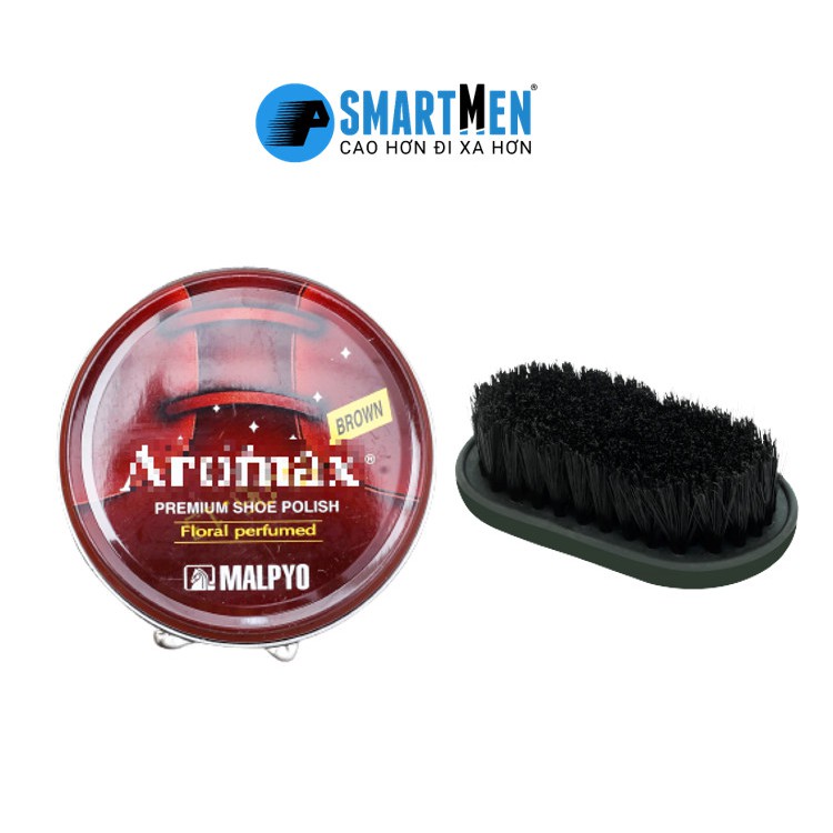 COMBO Xi và Bàn chải Vệ sinh đồ da SMARTMEN
