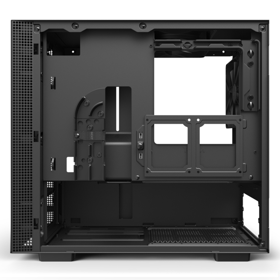 Vỏ máy tính (Case) NZXT H210 MATTE BLACK (Mini iTX/Đen)