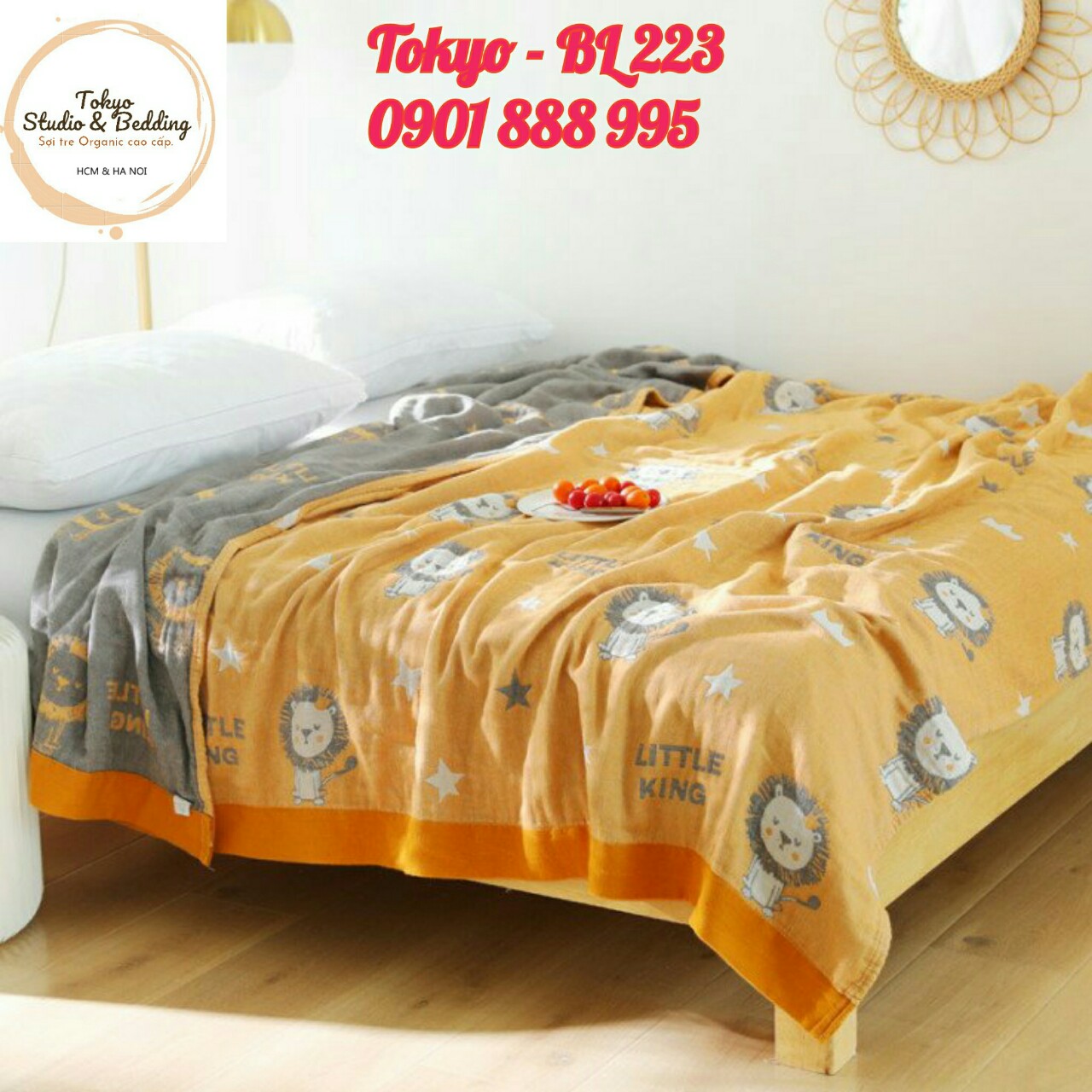 H8_Chăn Xô Organic Cotton Dòng Cao Cấp