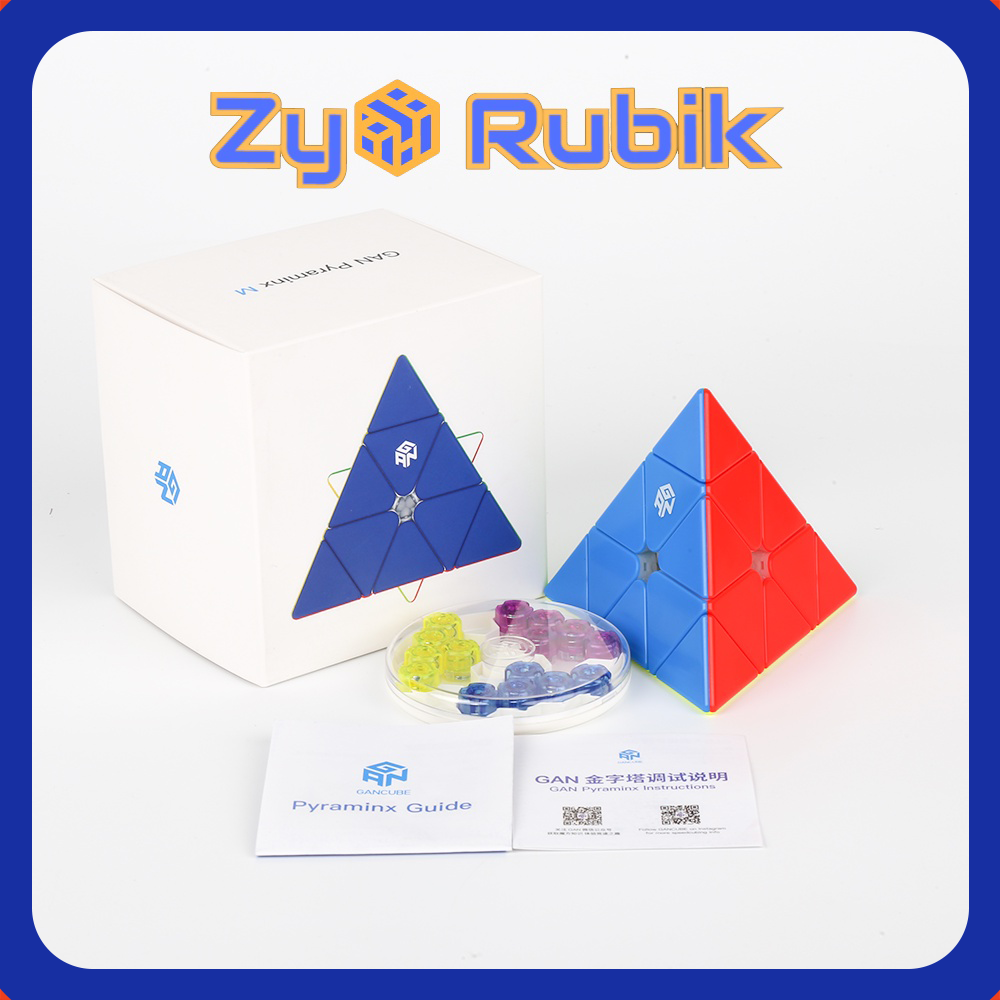 [Rubik Pyraminx] Rubik Gan Pyraminx - Kim Tự Tháp/ Rubik Tam Giác (Có nam châm/ 3 phiên bản)