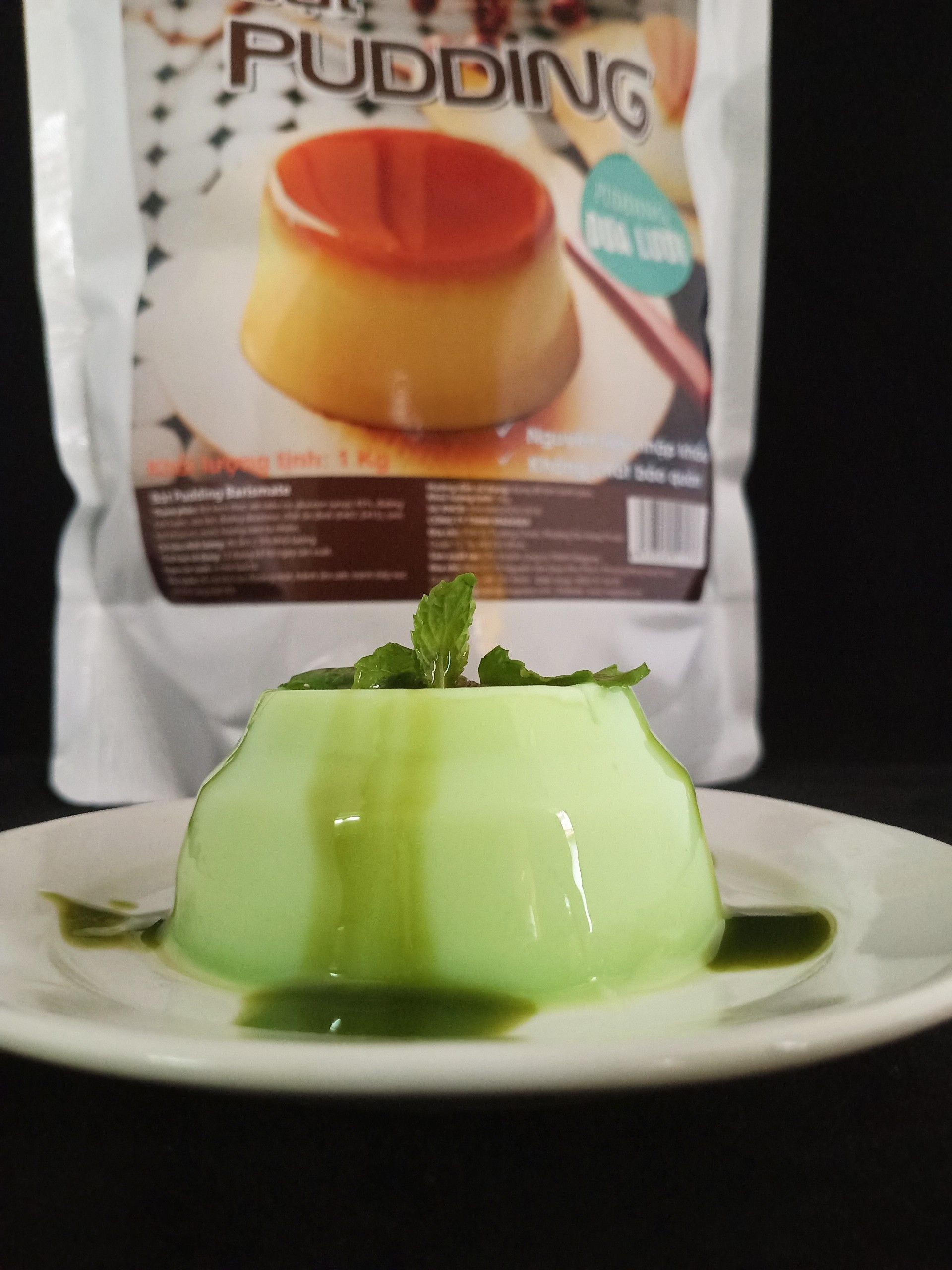 Bột Làm Pudding/Plan Barismate Túi 100G Dưa Lưới