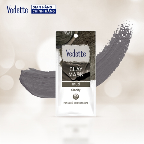 Combo 3 Mặt Nạ Đất Sét Vedette Bùn Khoáng (Mud) 12g (TPM397)