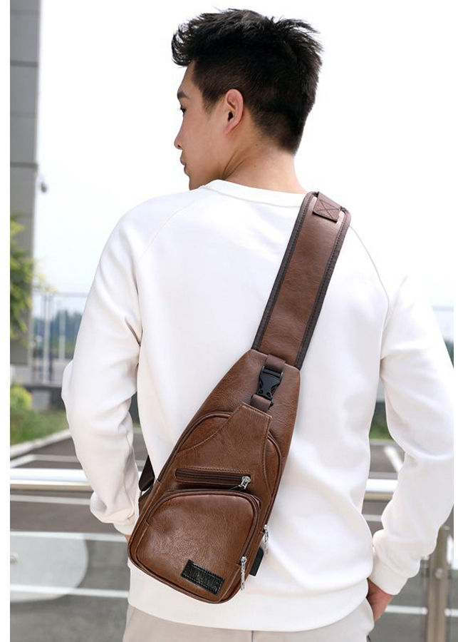 Túi đeo chéo nam da cao cấp 4 ngăn TNN