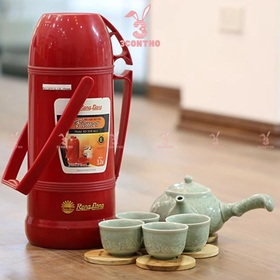 [HỎA TỐC] Nắp phích 3.2 lít Rạng Đông mã 3245N1E, 3245N3 nút nhựa, nắp thay thế gioăng ron, phụ kiện thay thế bình thủy, bình giữ nhiệt 3245