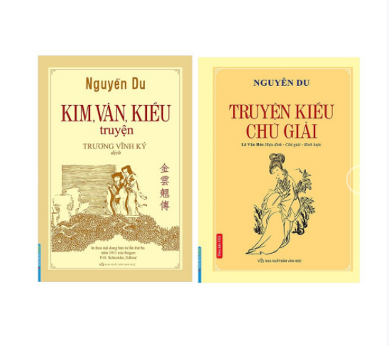 Combo 2 cuốn Truyện Kiều chú giải + Kim Vân Kiều Truyện
