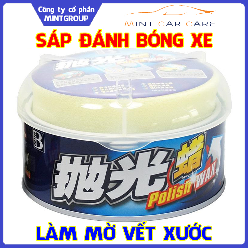 Sáp đánh bóng xe BOTNY Polish Wax 250g B-1179, wax làm mờ vết trầy