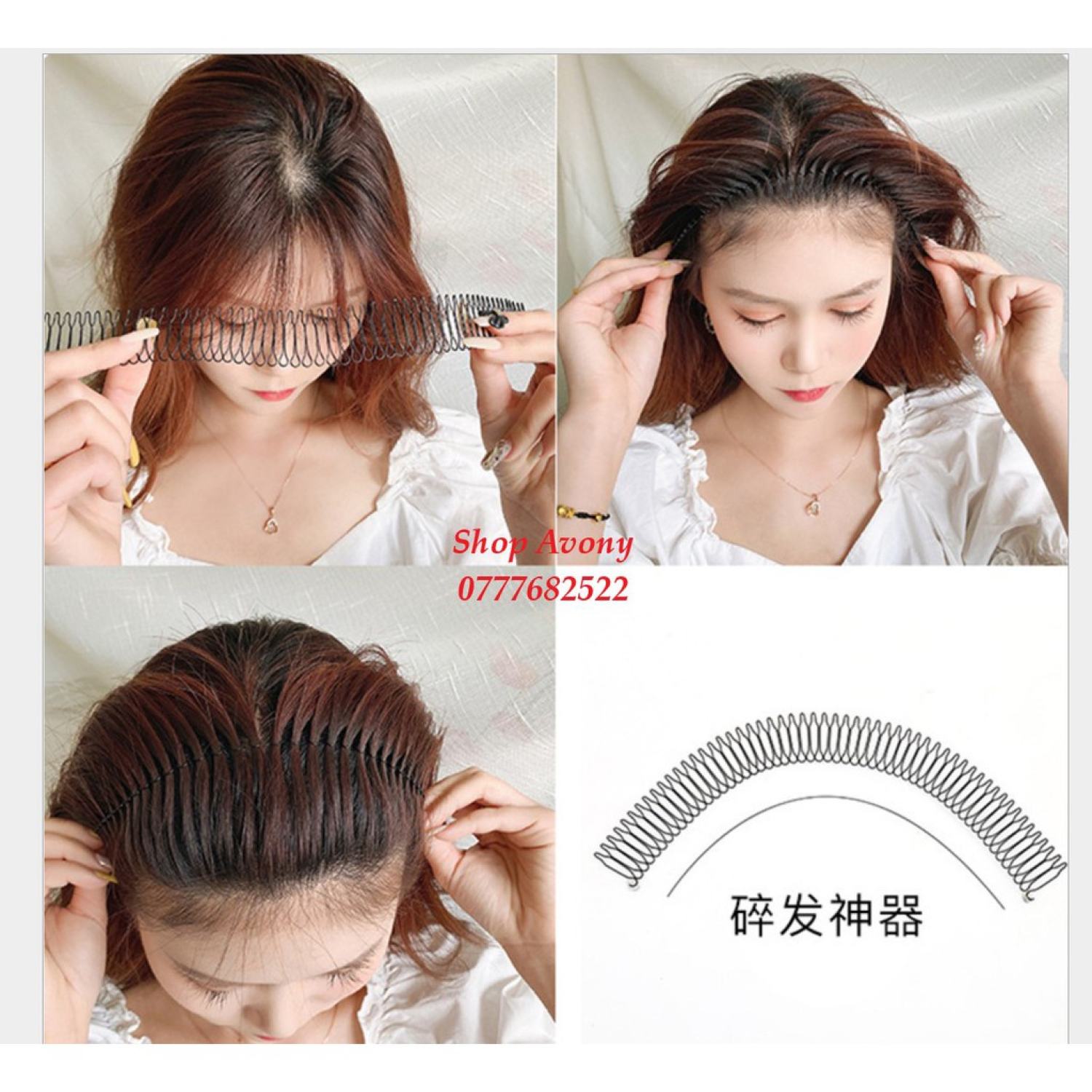 Dụng cụ gài tóc con gọn gàng, bờm tóc, ghim cài tóc
