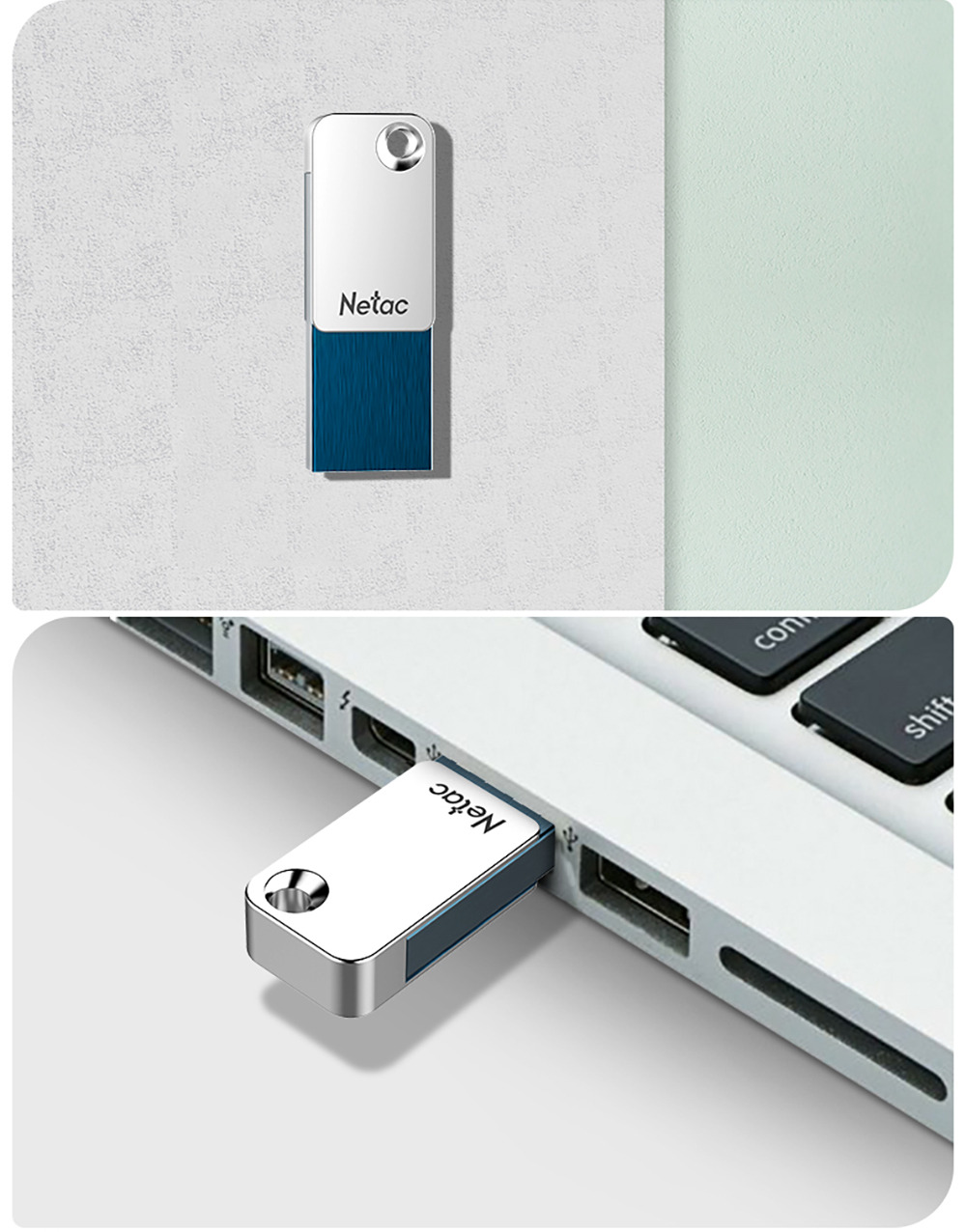 USB 16G NETAC U329 FLASH DRIVE MINI USB 2.0