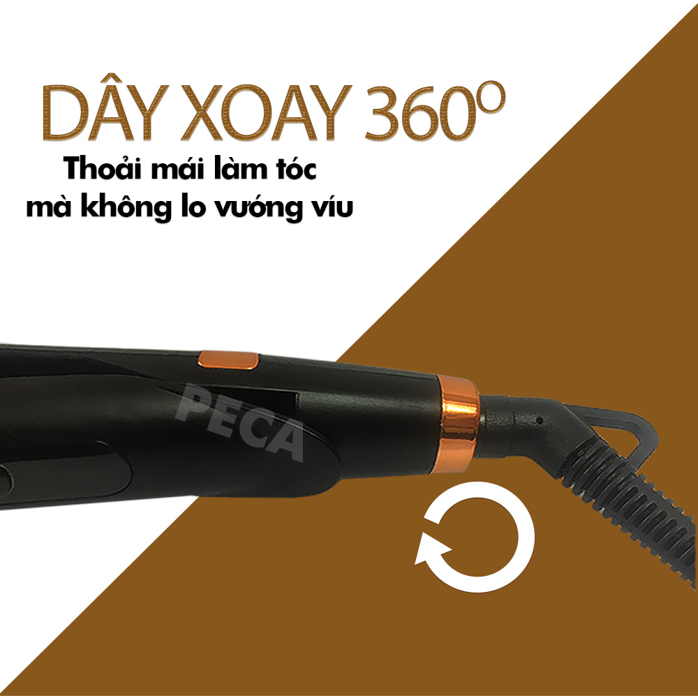 Máy duỗi tóc 4 mức nhiệt độ Kemei KM-8889 làm nóng nhanh, phù hợp với nhiều loại tóc, tâm nhiệt gốm cao cấp an toàn - CHÍNH HÃNG