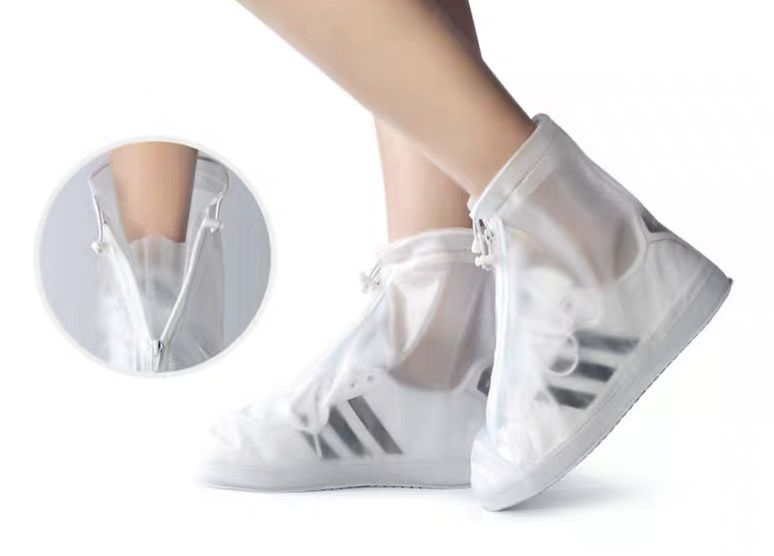 Giầy (Bọc bảo vệ giày) đi mưa màu trắng lựa size