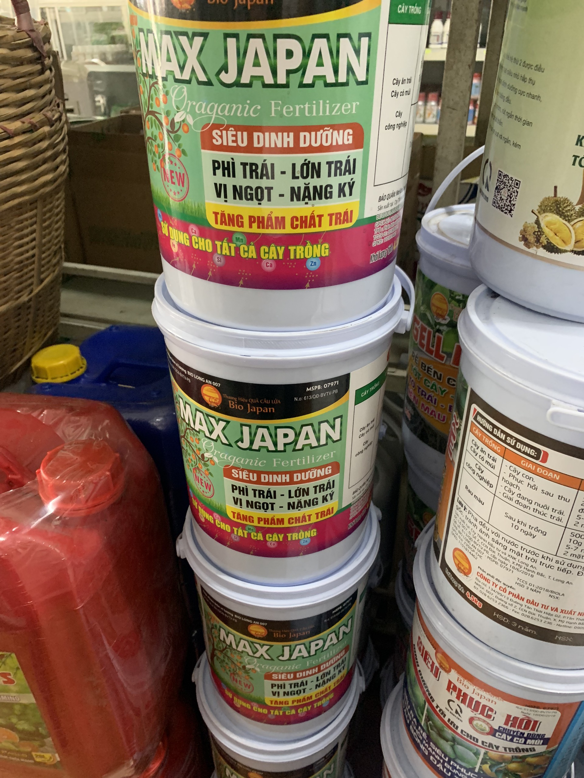 Xô Max japan 4,5 kg