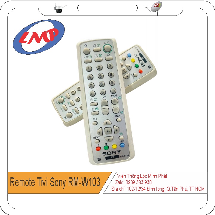 Remote Tivi Sony RM-W103