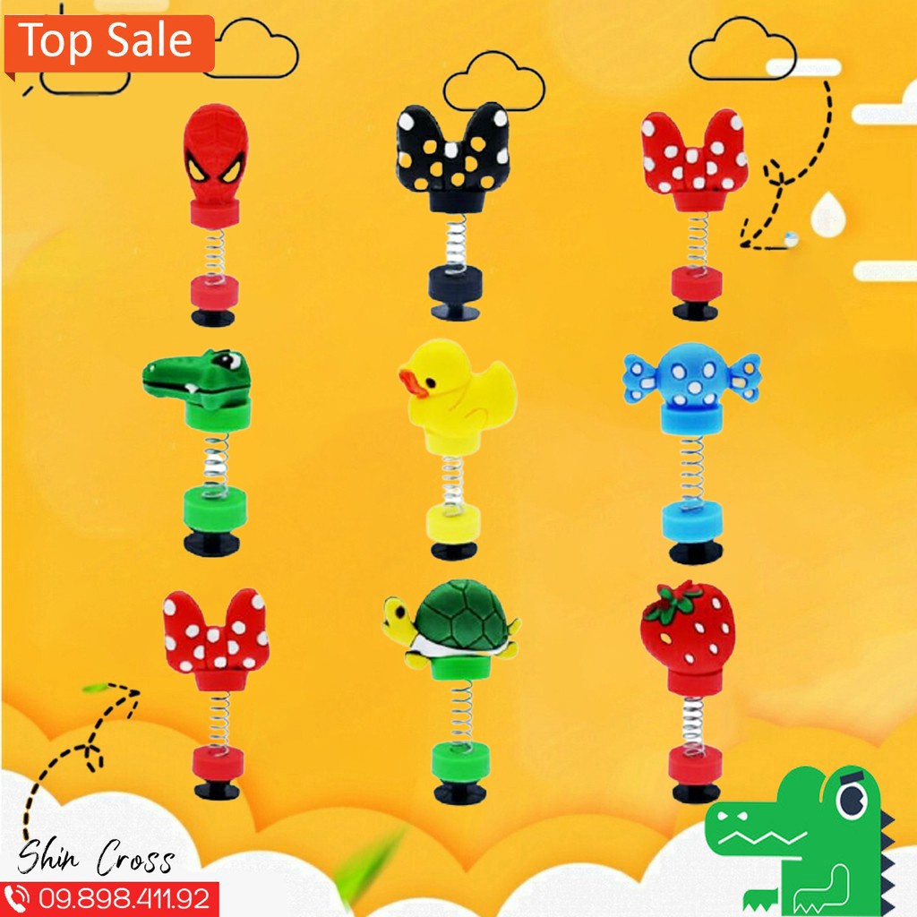 Sticker cross gắn dép lò xo 3d gắn dép sục