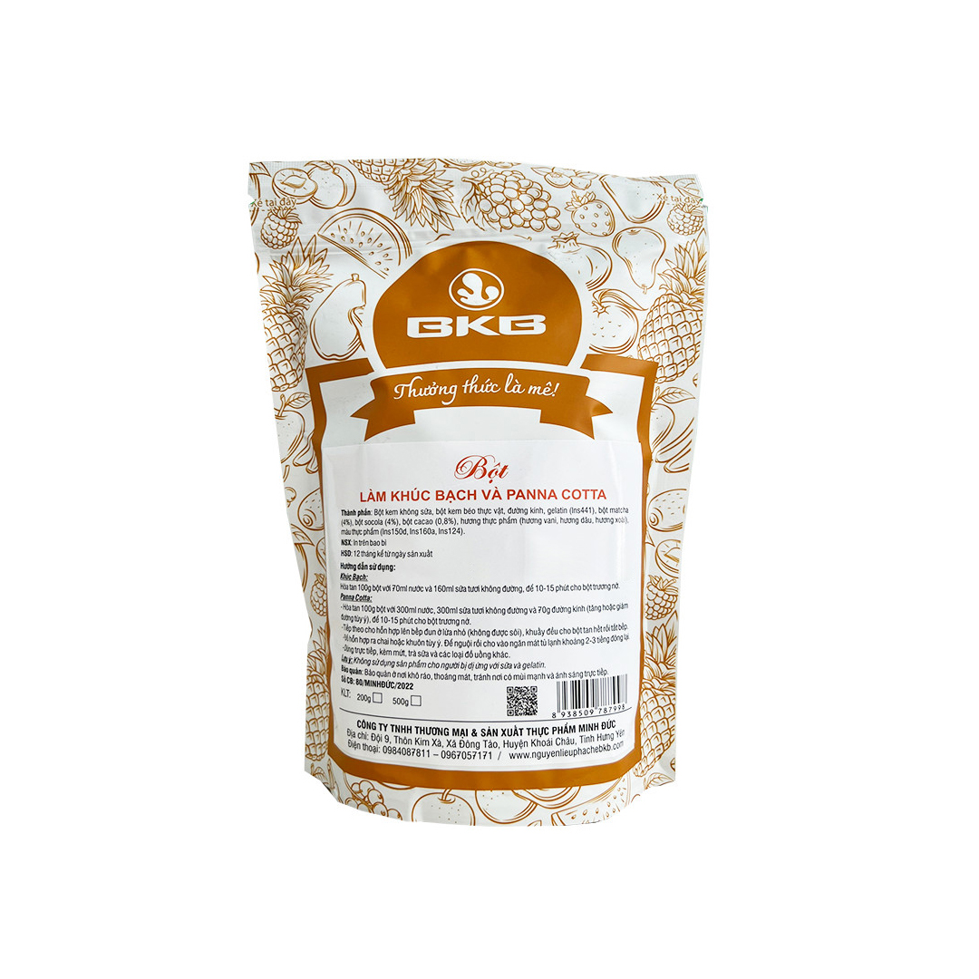 Bột làm Khúc Bạch và Panna Cotta BKB 500g