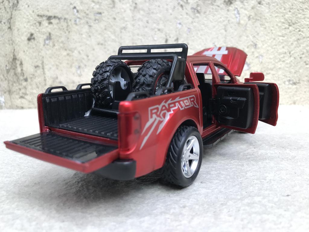 Mô hình xe PICKUP FORD Ranger Raptor 2021 1:32