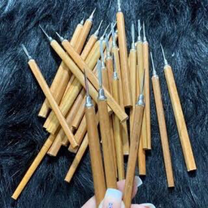 Cây lấy khoé Nail chuyên dụng cán gỗ
