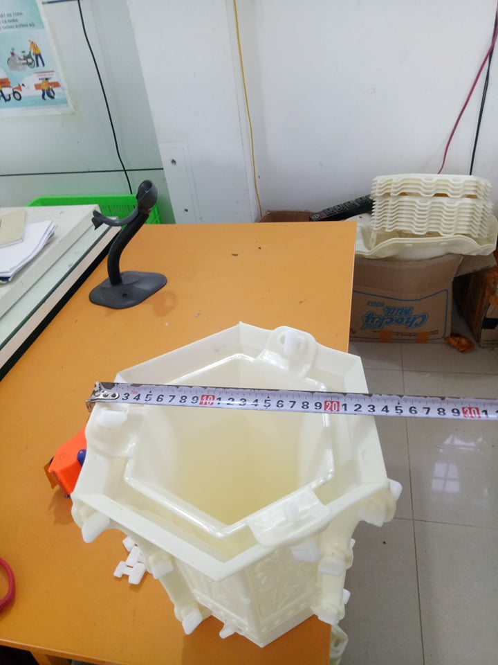 [MIỄN PHÍ SHIP 50K] khuôn đúc chậu lục giác ống 22