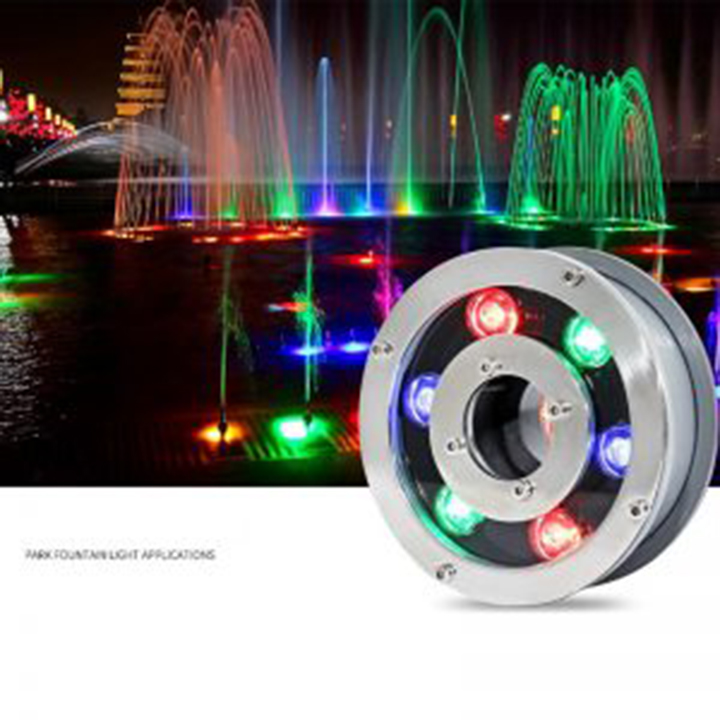 Đèn LED Âm Nước Bánh Xe Ánh Sáng Đổi Màu Cho Đài Phun Nước