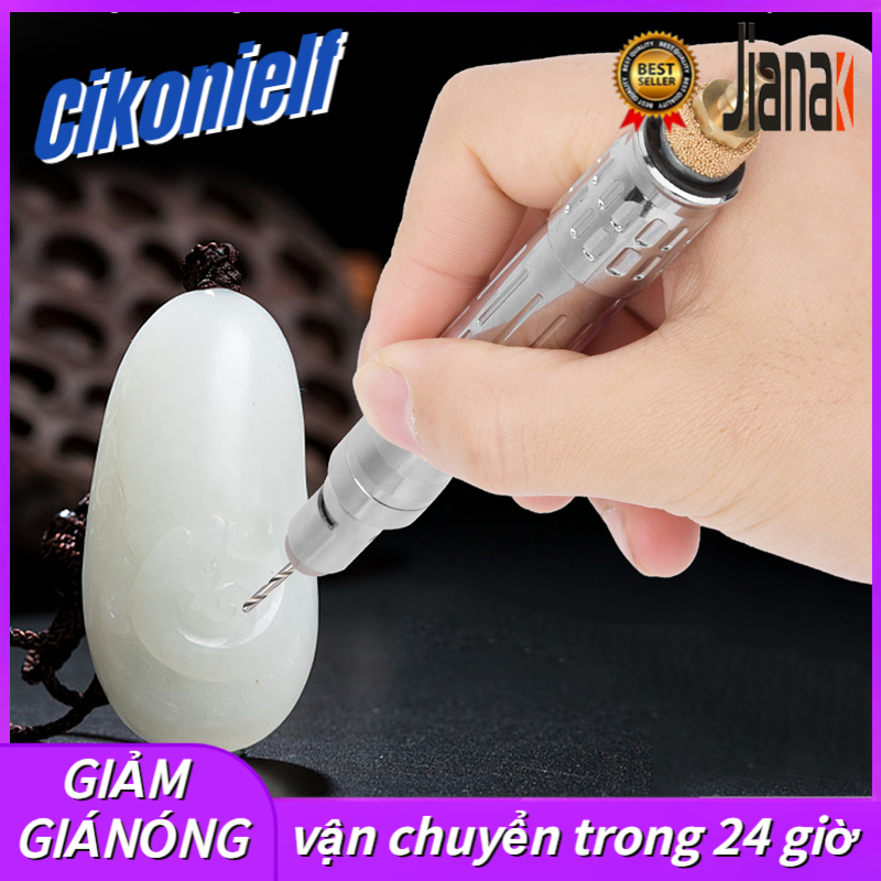 Pneumatic Grinding Pen 180 Degree Straight Handle Mini Air Micro Die Grinder 65000rpm